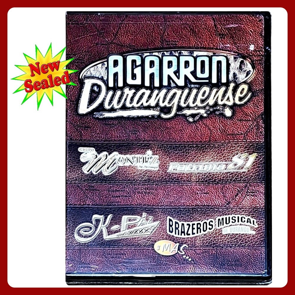Agarron Duranguense Latin Music Concert DVD 2004 Sealed NEW